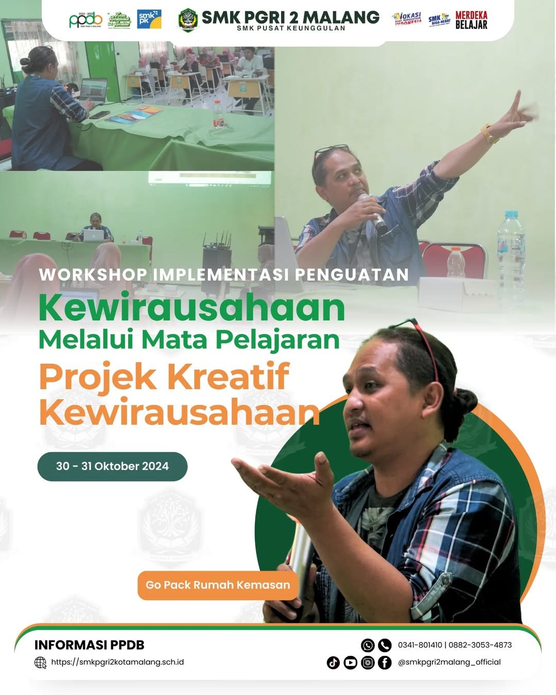 Workshop Penguatan Kewirausahaan di SMK PGRI 2 Malang